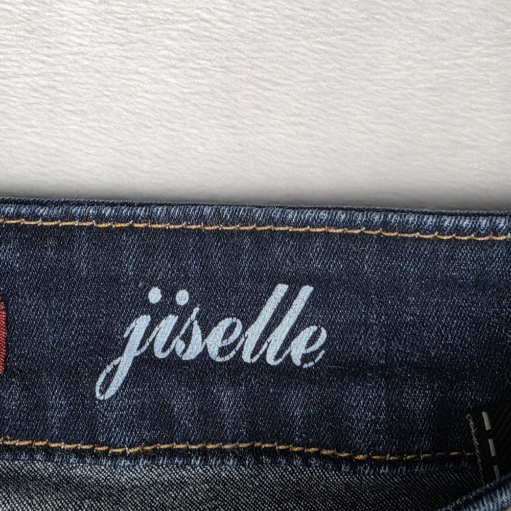 7 For All Mankind Jeans Womens Size 26 Jiselle Flare Dark Wash Blue Denim Pants‎ - Picture 5 of 13